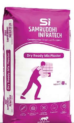 Samruddhi Infratech Dry Ready Mix Plaster 40 kg magenta packaging